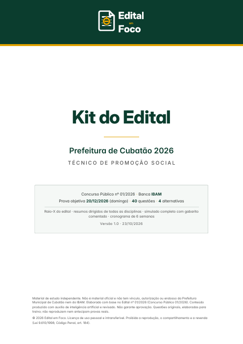 Capa do PDF do Kit do Edital